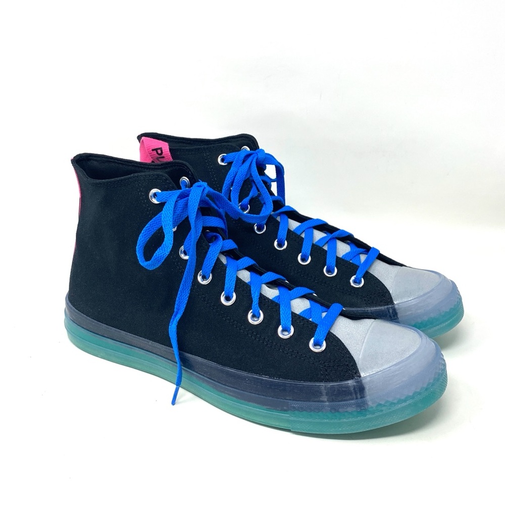 Converse 170138C Ctas High Top Black Blue Canvas Casual Shoes Mens Size Sneakers - Picture 2 of 8